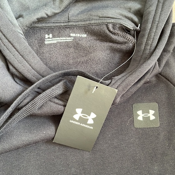 ✨NWT - UNDER ARMOUR sweatshirt hoodie black - Picture 3 of 4